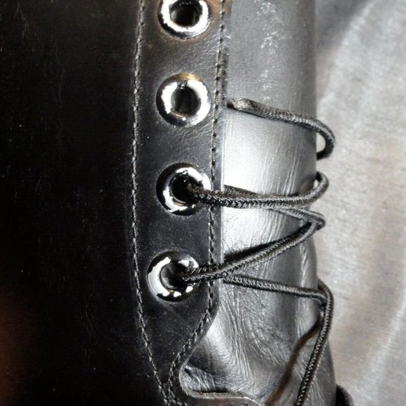 NEW 1976 RO-SEARCH BLACK COMBAT MILITARY BOOTS USN ARMY USMC TACTICAL SOLES 6.5R